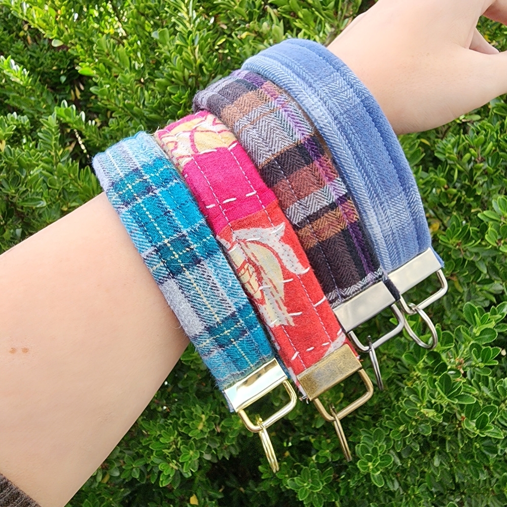 Handmade upcycled keychains - Picture 2 of 2